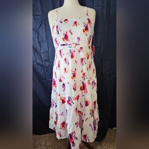 NWT Prabal Gurung Floral Tiered Skirt  Plus Size 16W